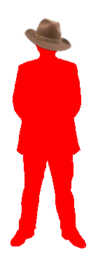 Red Iconoclast Man